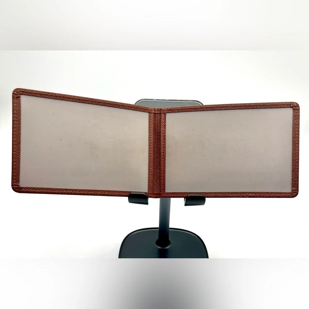 Louis Vuitton Brown Taiga Leather ID Card Holder Wallet